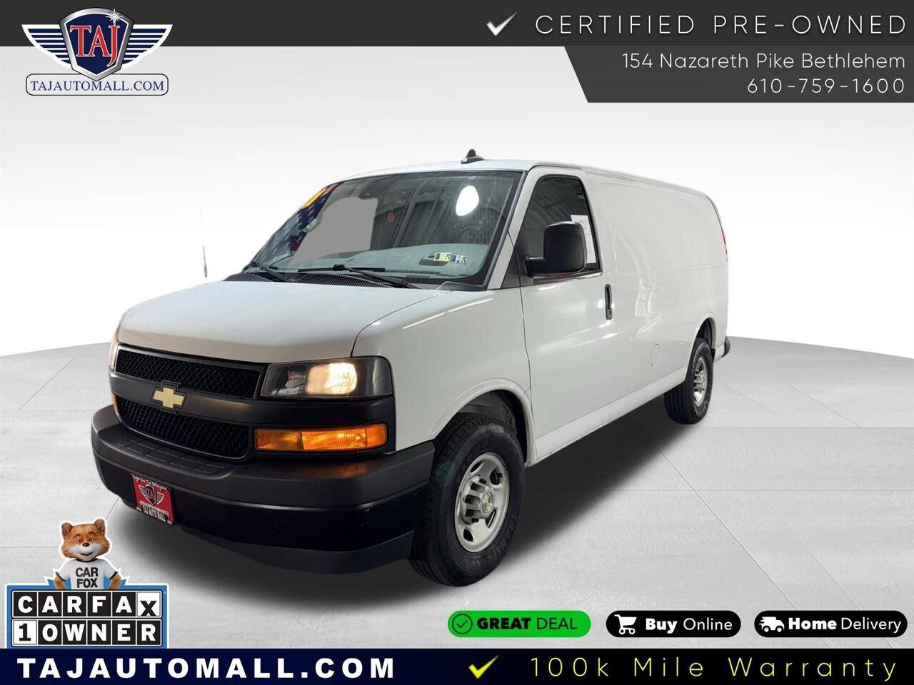 2021 Chevrolet Express Cargo Van Base — Cargo Van — 119,458 mi — Bethlehem, PA
