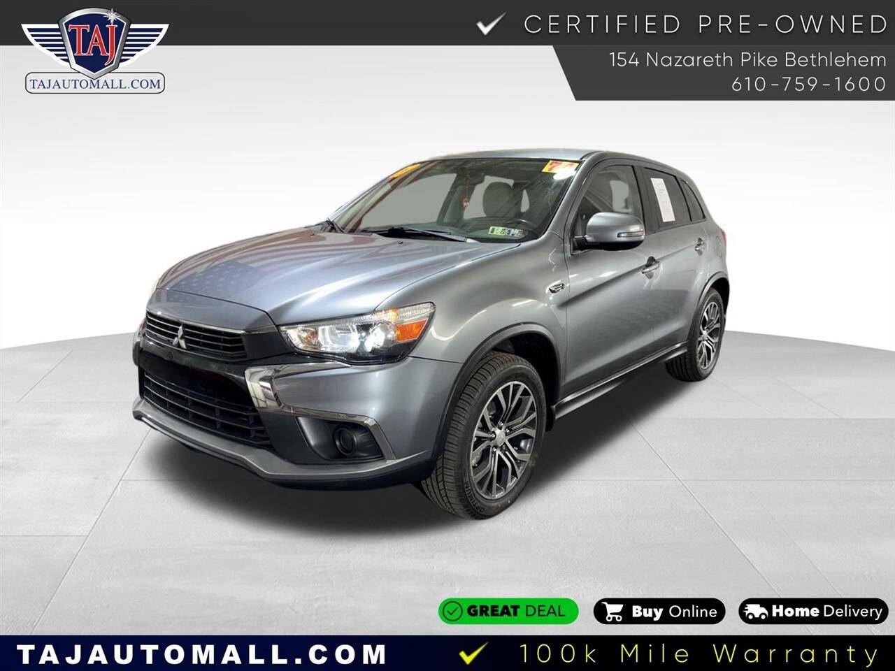2017 Mitsubishi Outlander Sport ES — SUV — 73,628 mi — Bethlehem, PA