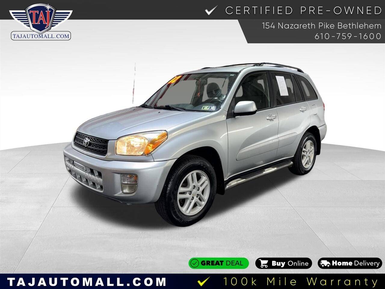 2002 Toyota RAV4 Base — SUV — 205,738 mi — Bethlehem, PA