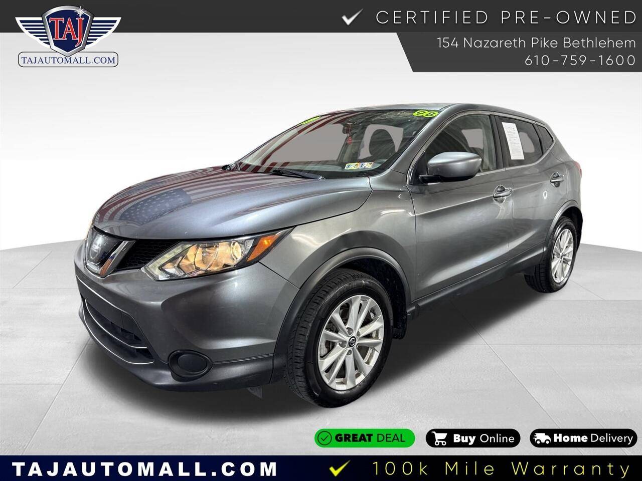 2019 Nissan Rogue Sport S — SUV — 98,291 mi — Bethlehem, PA