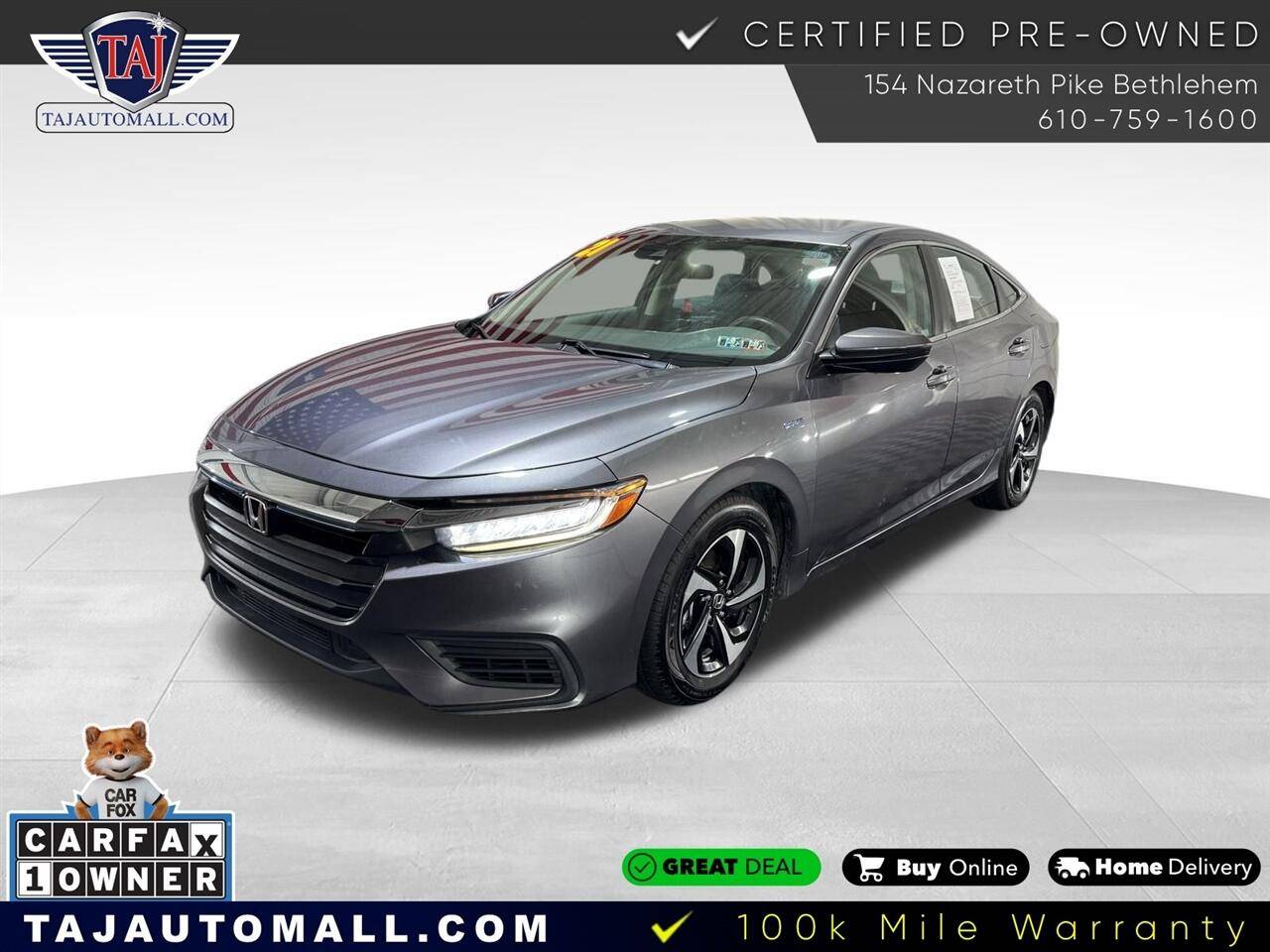 2021 Honda Insight EX — Sedan — 119,038 mi — Bethlehem, PA