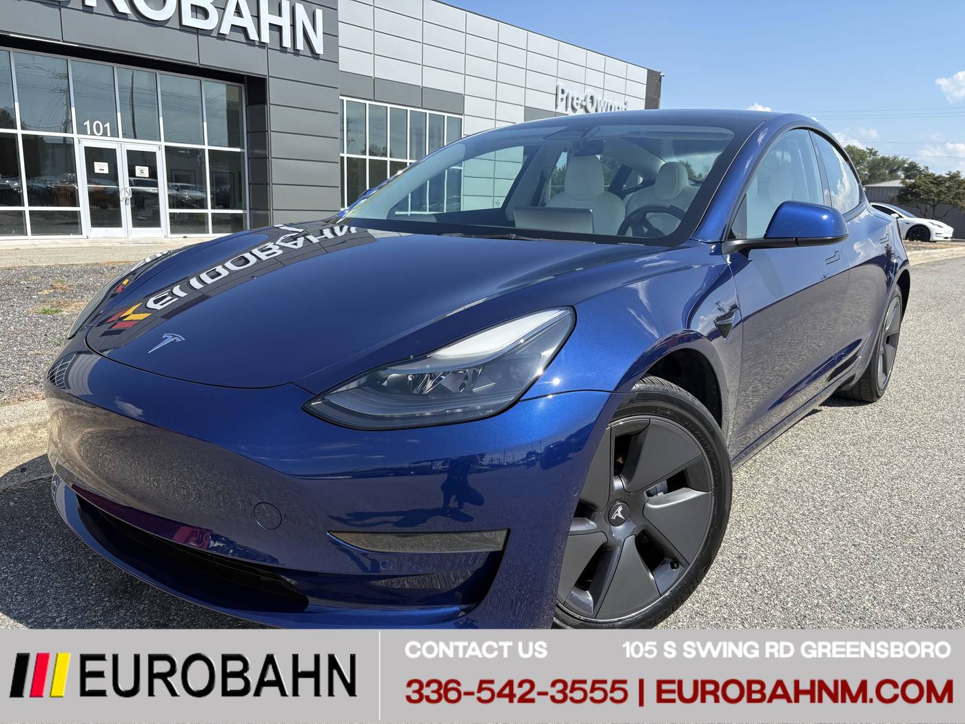 2022 Tesla Model 3 Standard Range Plus — Sedan — 22,387 mi — Greensboro, NC