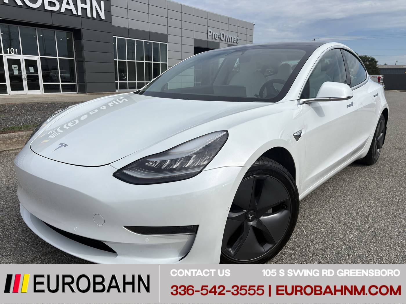 2019 Tesla Model 3 Long Range — Sedan — 48,410 mi — Greensboro, NC