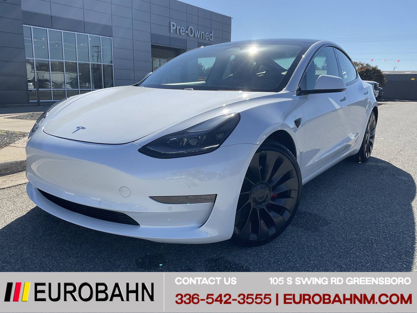 2021 Tesla Model 3 Performance — Sedan — 37,442 mi — Greensboro, NC