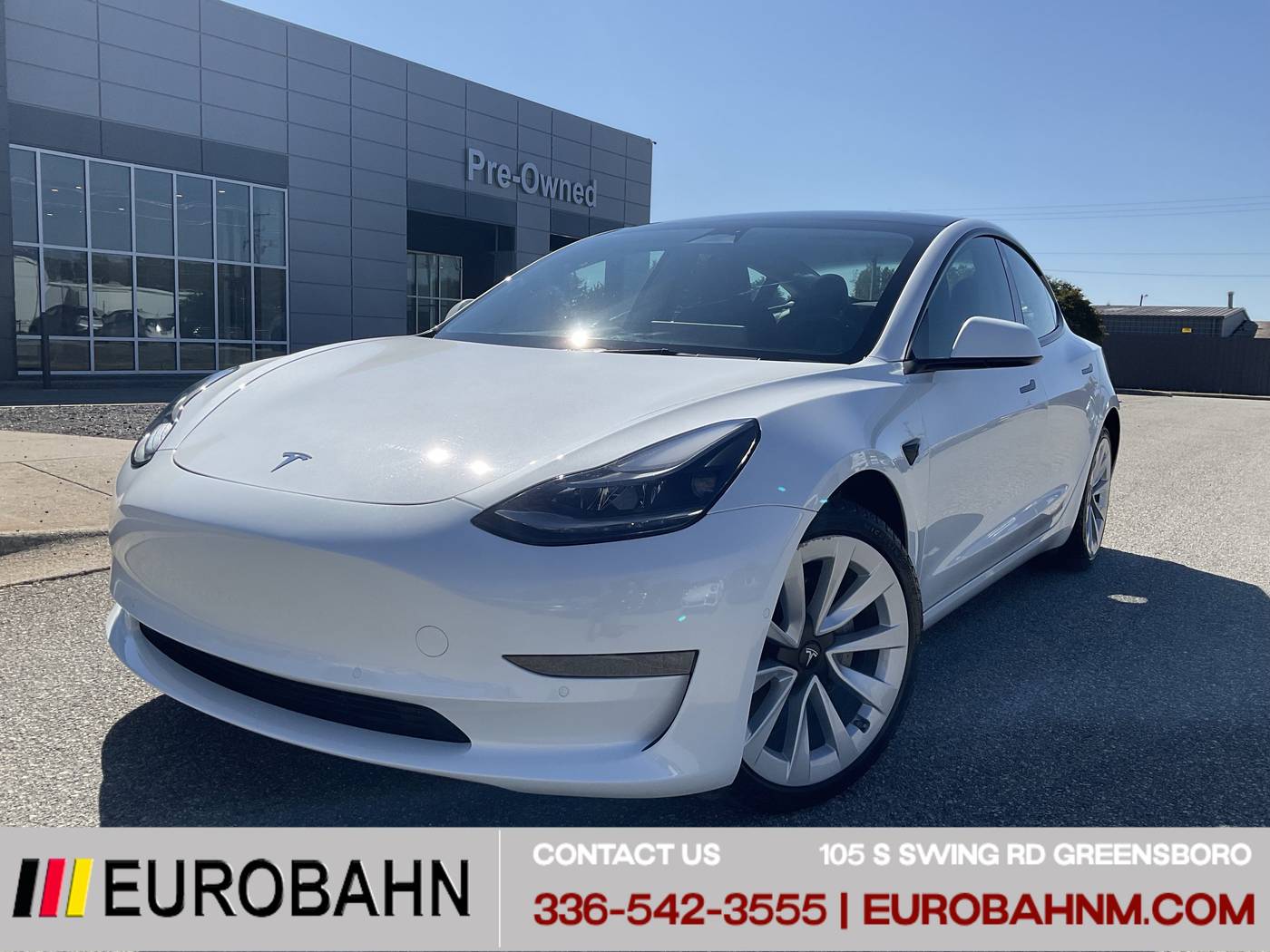 2022 Tesla Model 3 Standard Range Plus — Sedan — 36,421 mi — Greensboro, NC