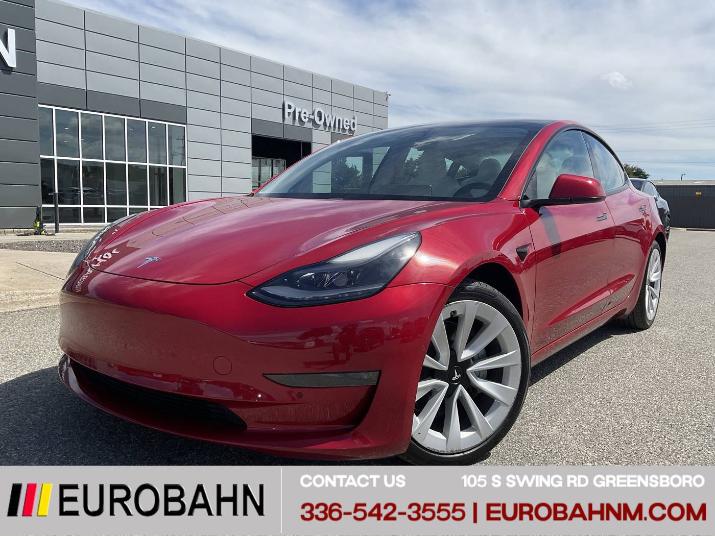 2021 Tesla Model 3 Long Range — Sedan — 50,442 mi — Greensboro, NC