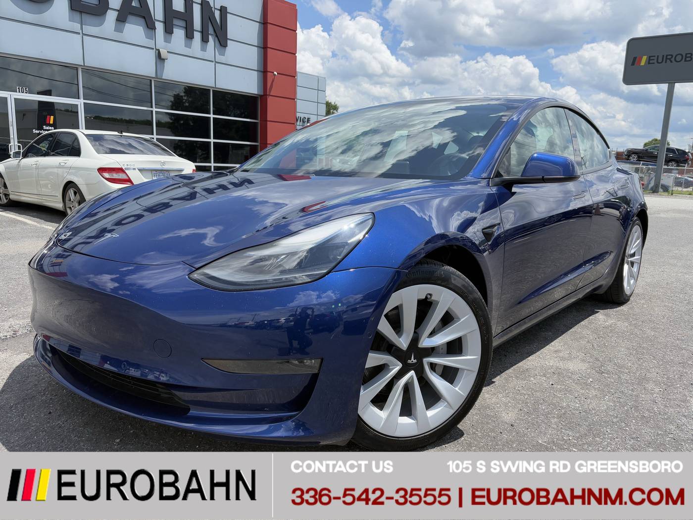 2021 Tesla Model 3 Long Range — Sedan — 33,268 mi — Greensboro, NC