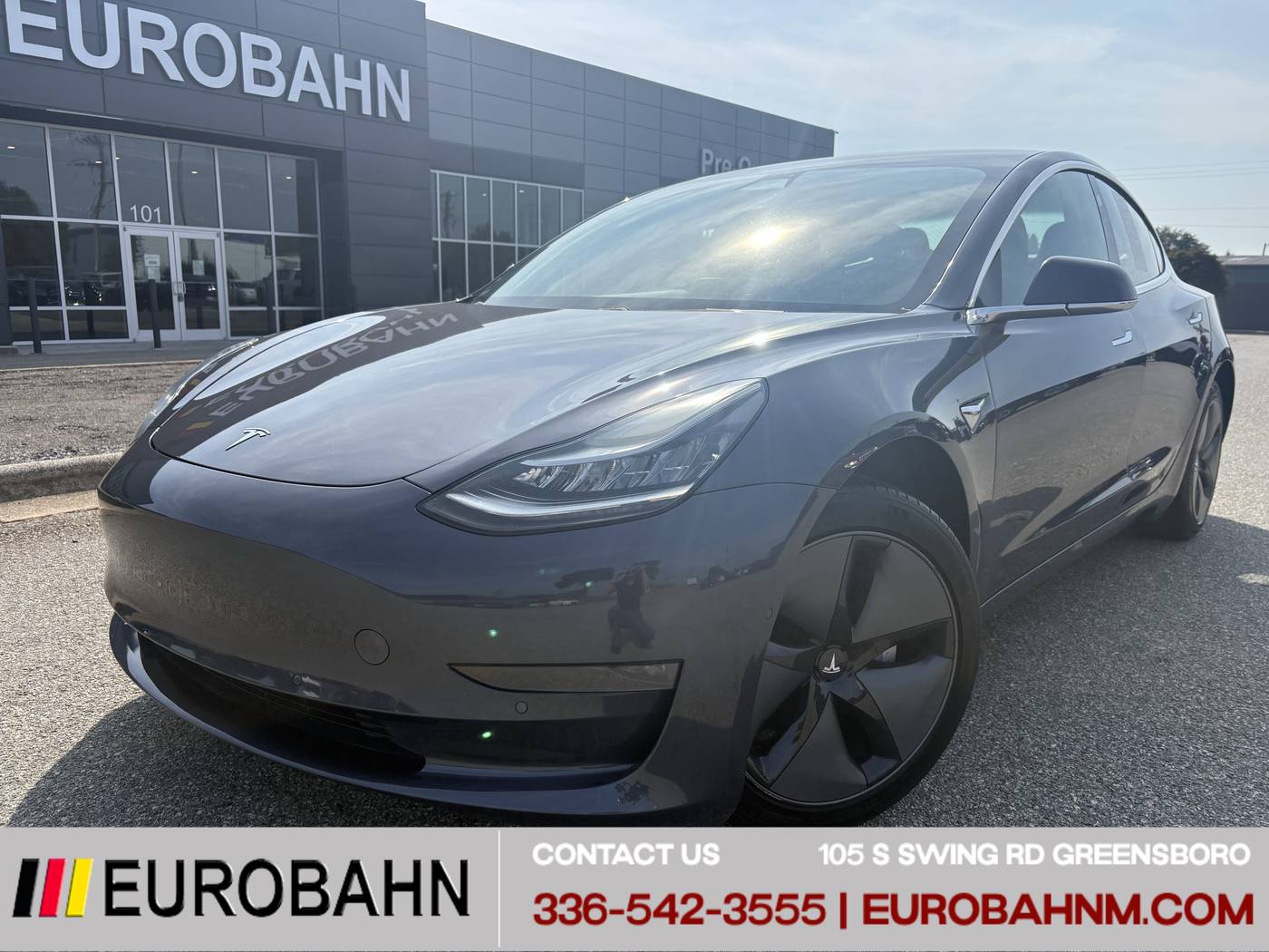 2019 Tesla Model 3 Standard Range Plus — Sedan — 76,109 mi — Greensboro, NC