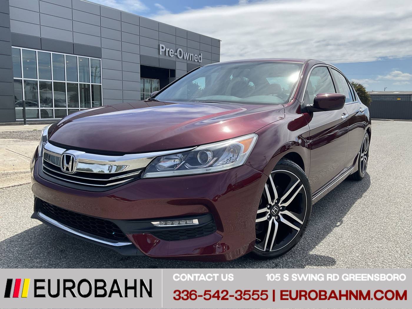 2016 Honda Accord Sport — Sedan — 122,667 mi — Greensboro, NC