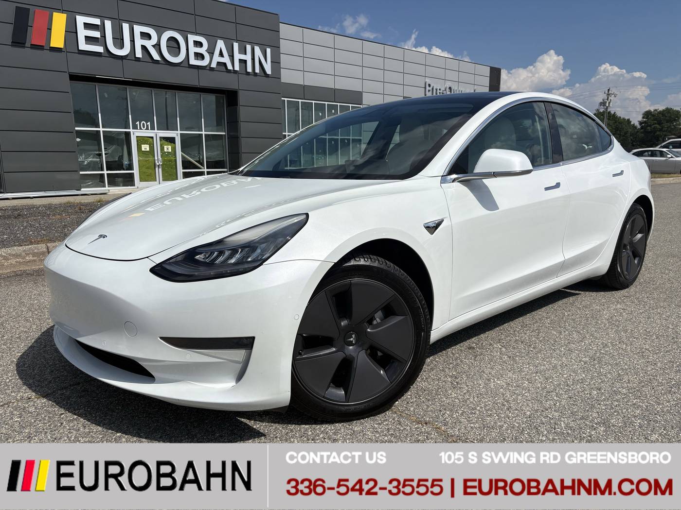 2019 Tesla Model 3 Long Range — Sedan — 45,344 mi — Greensboro, NC