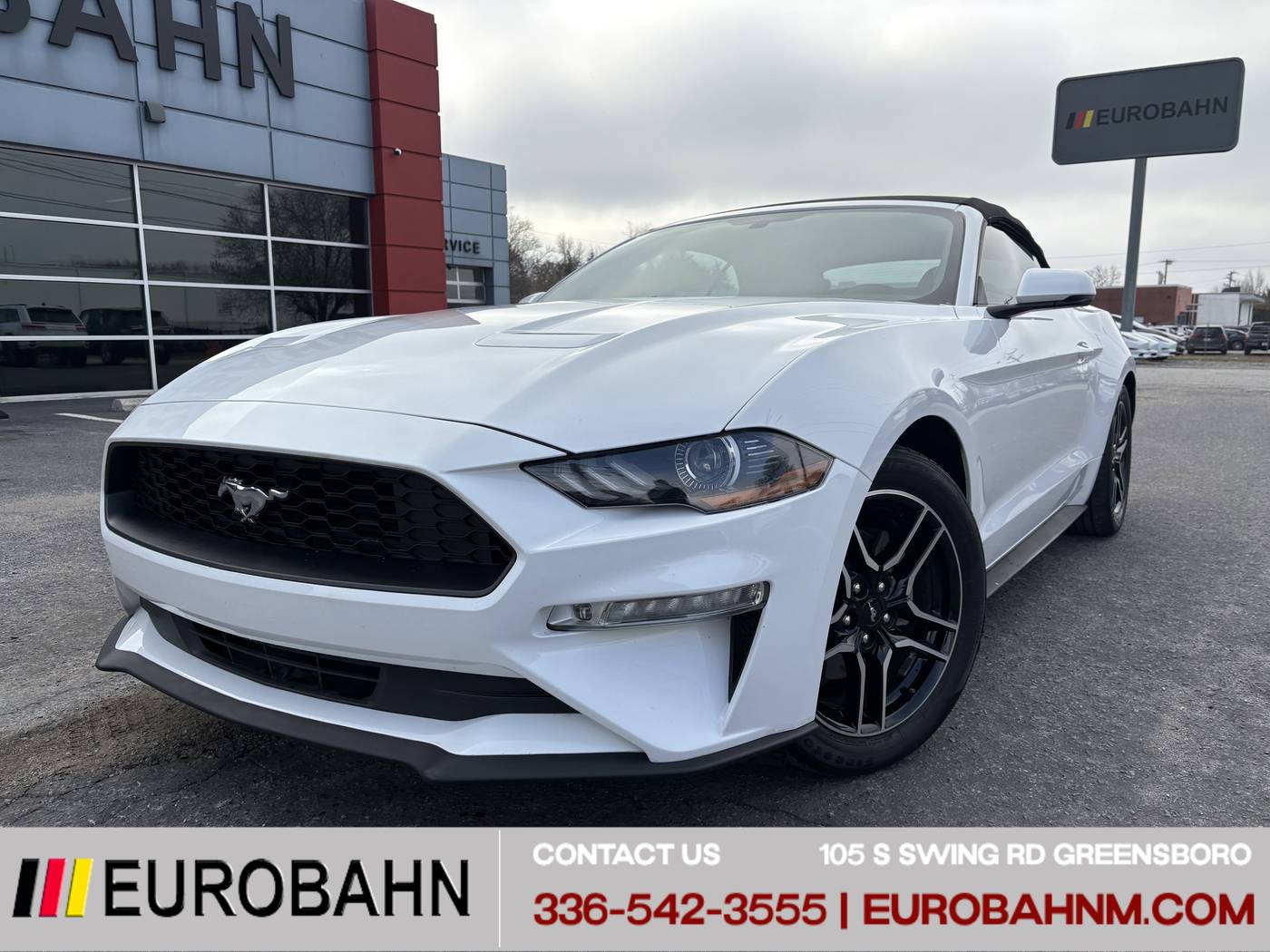 2020 Ford Mustang EcoBoost Premium — Convertible — 102,318 mi — Greensboro, NC