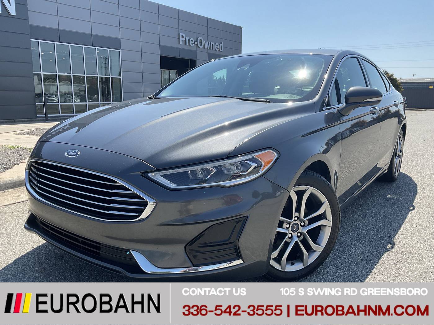 2019 Ford Fusion SEL — Sedan — 100,235 mi — Greensboro, NC
