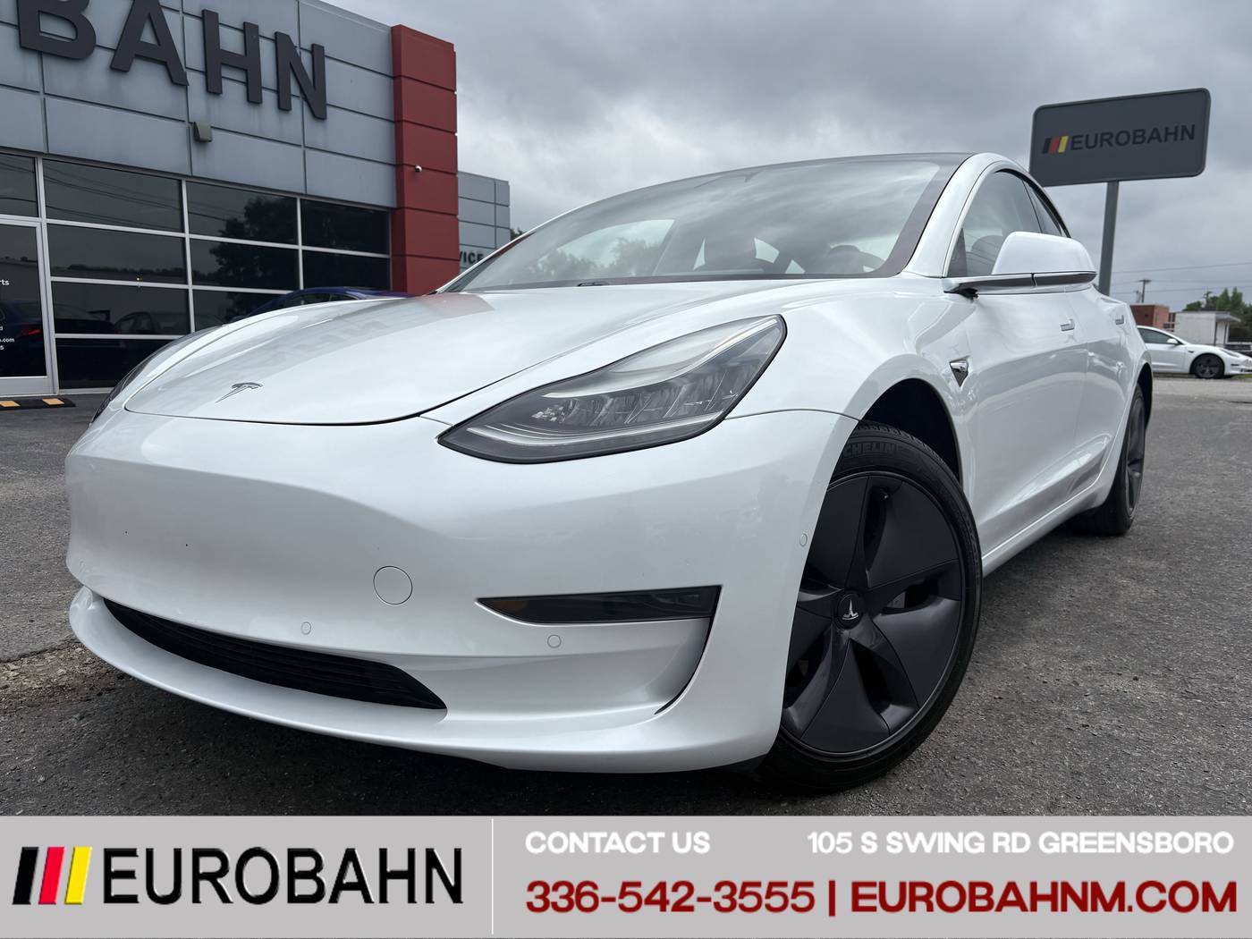 2019 Tesla Model 3 Standard Range Plus — Sedan — 20,276 mi — Greensboro, NC