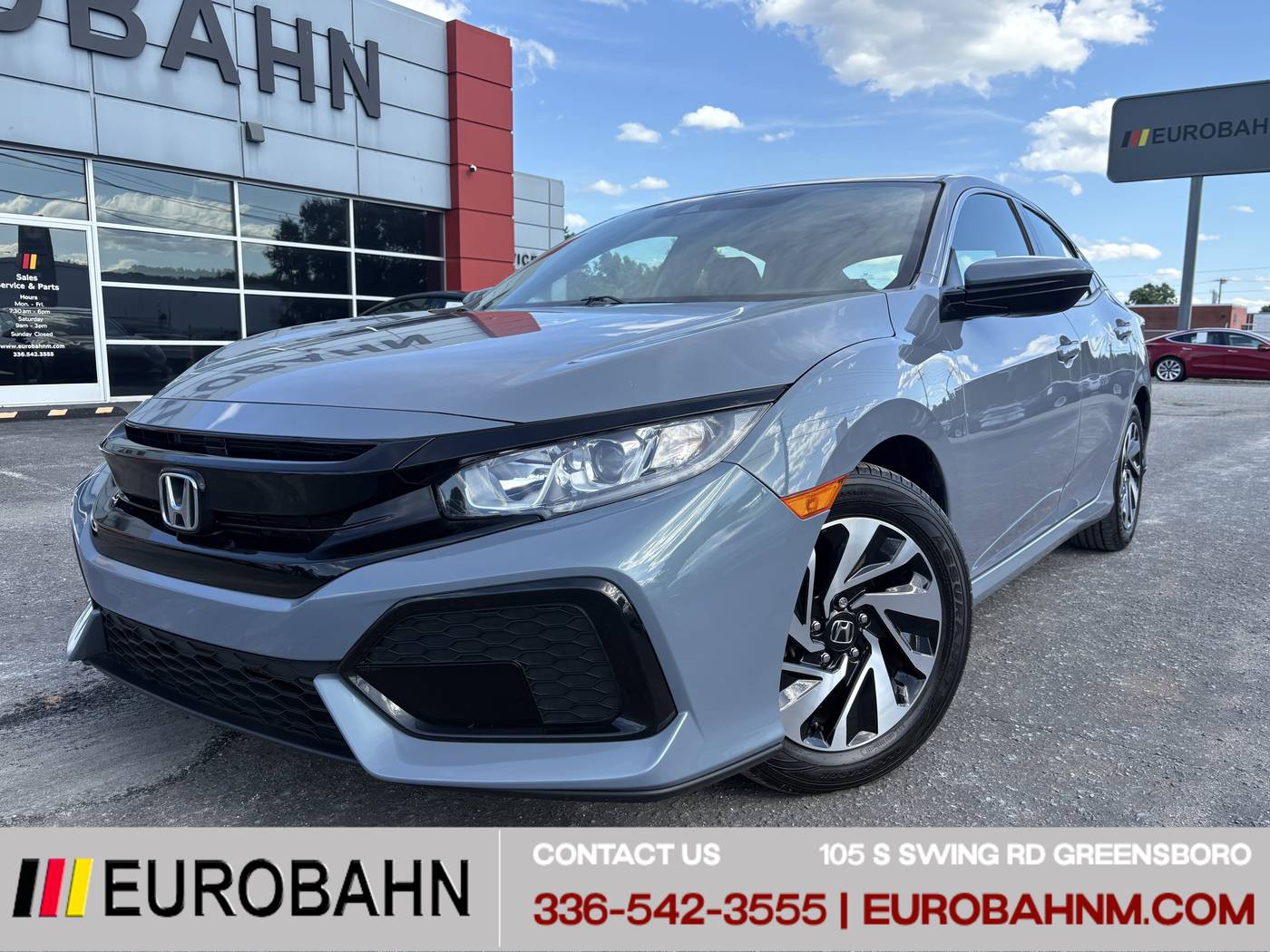 2019 Honda Civic LX — Hatchback — 69,407 mi — Greensboro, NC