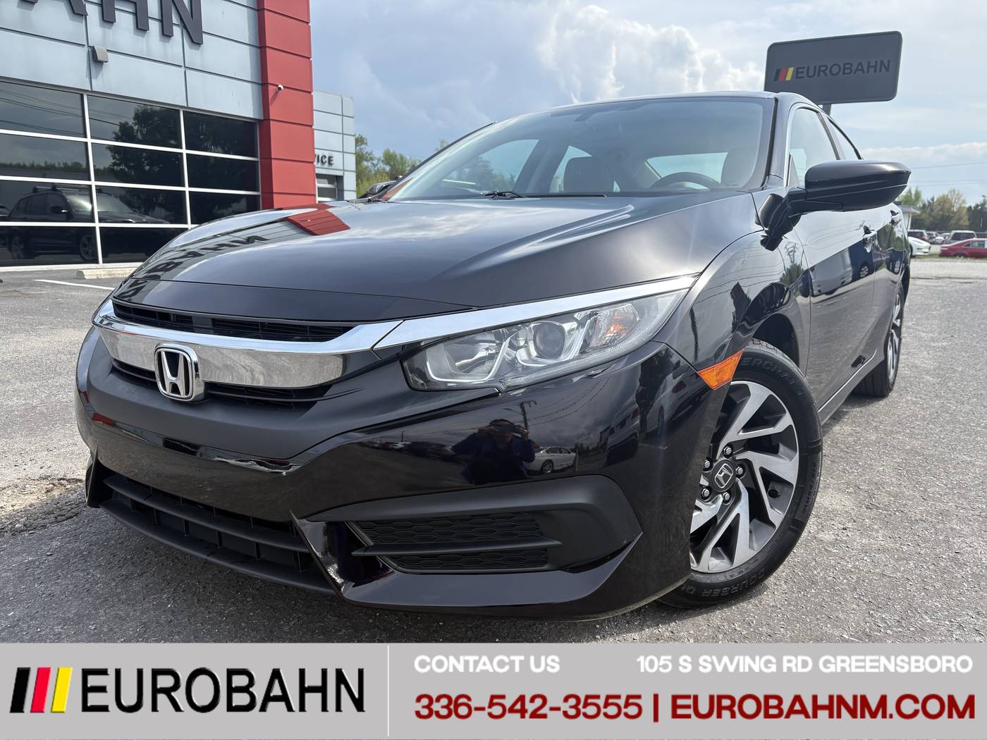 2017 Honda Civic EX — Sedan — 97,322 mi — Greensboro, NC