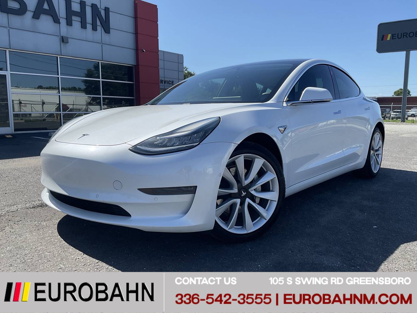 2020 Tesla Model 3 Long Range — Sedan — 51,062 mi — Greensboro, NC