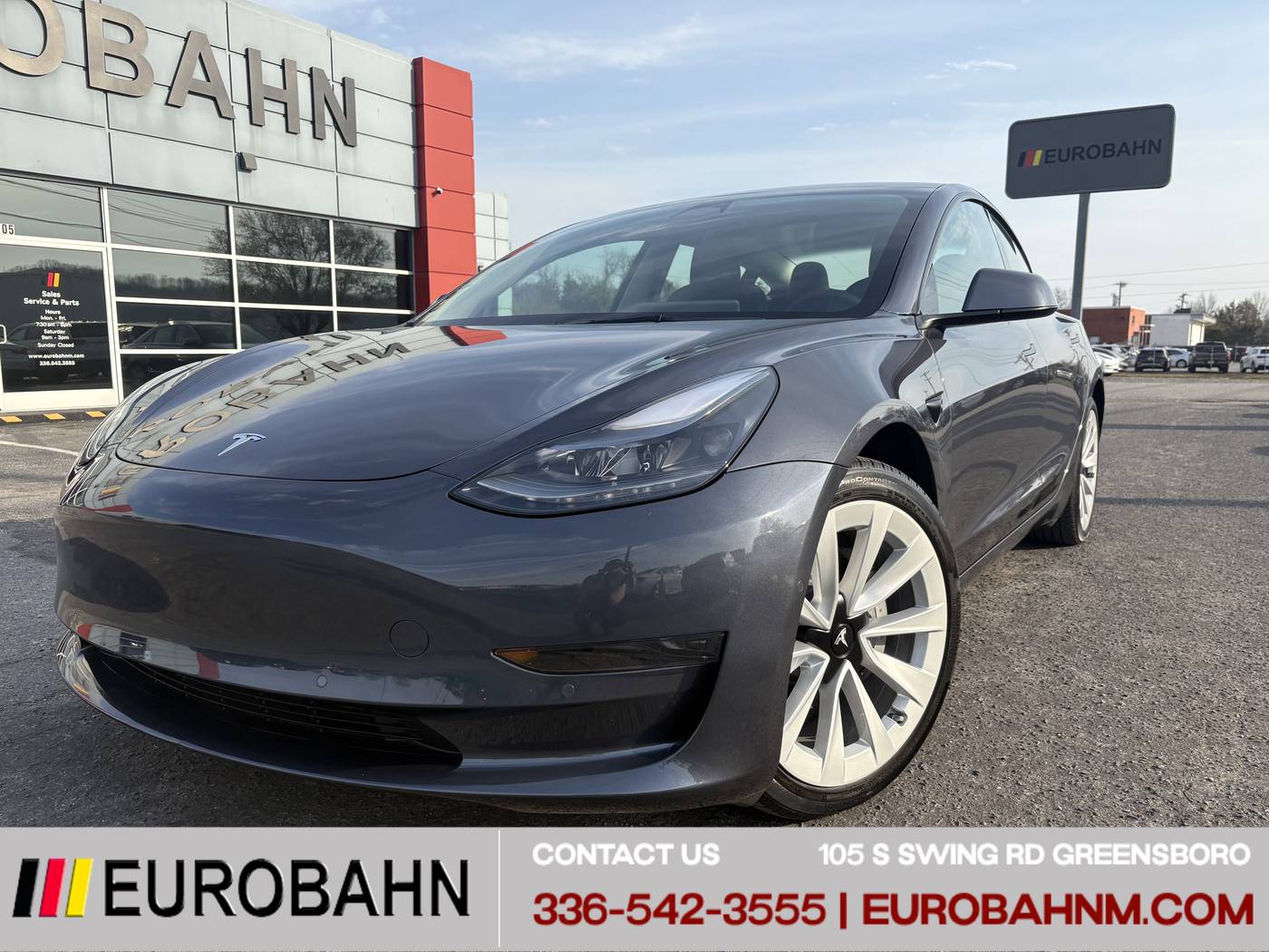 2022 Tesla Model 3 Standard Range Plus — Sedan — 15,019 mi — Greensboro, NC