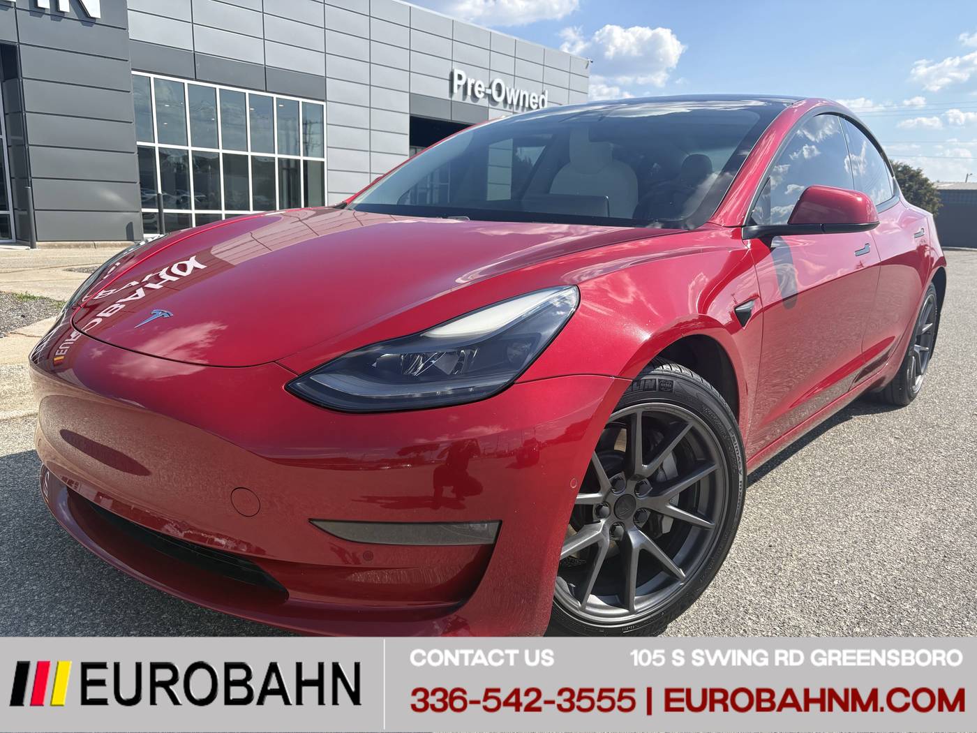 2021 Tesla Model 3 Long Range — Sedan — 57,136 mi — Greensboro, NC