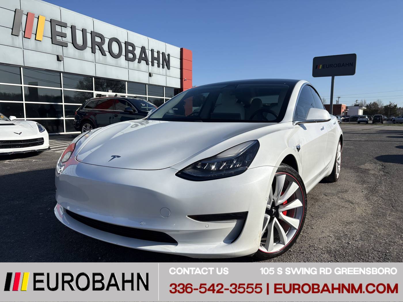 2019 Tesla Model 3 Long Range — Sedan — 60,121 mi — Greensboro, NC