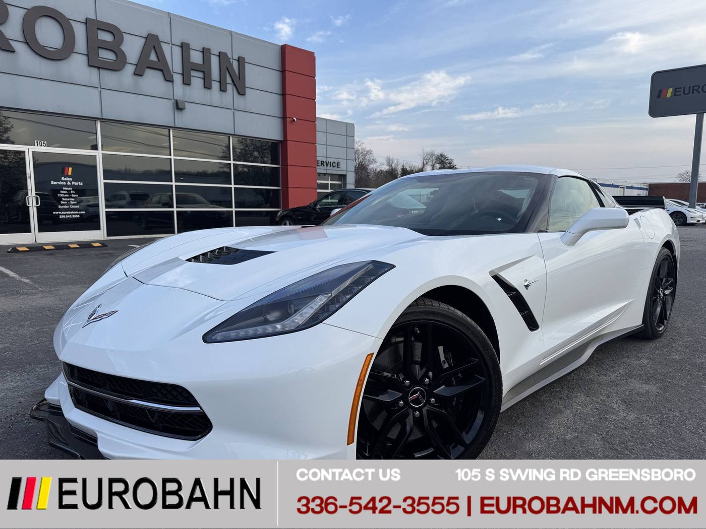 2017 Chevrolet Corvette Z51 1LT — Coupe — 9,461 mi — Greensboro, NC