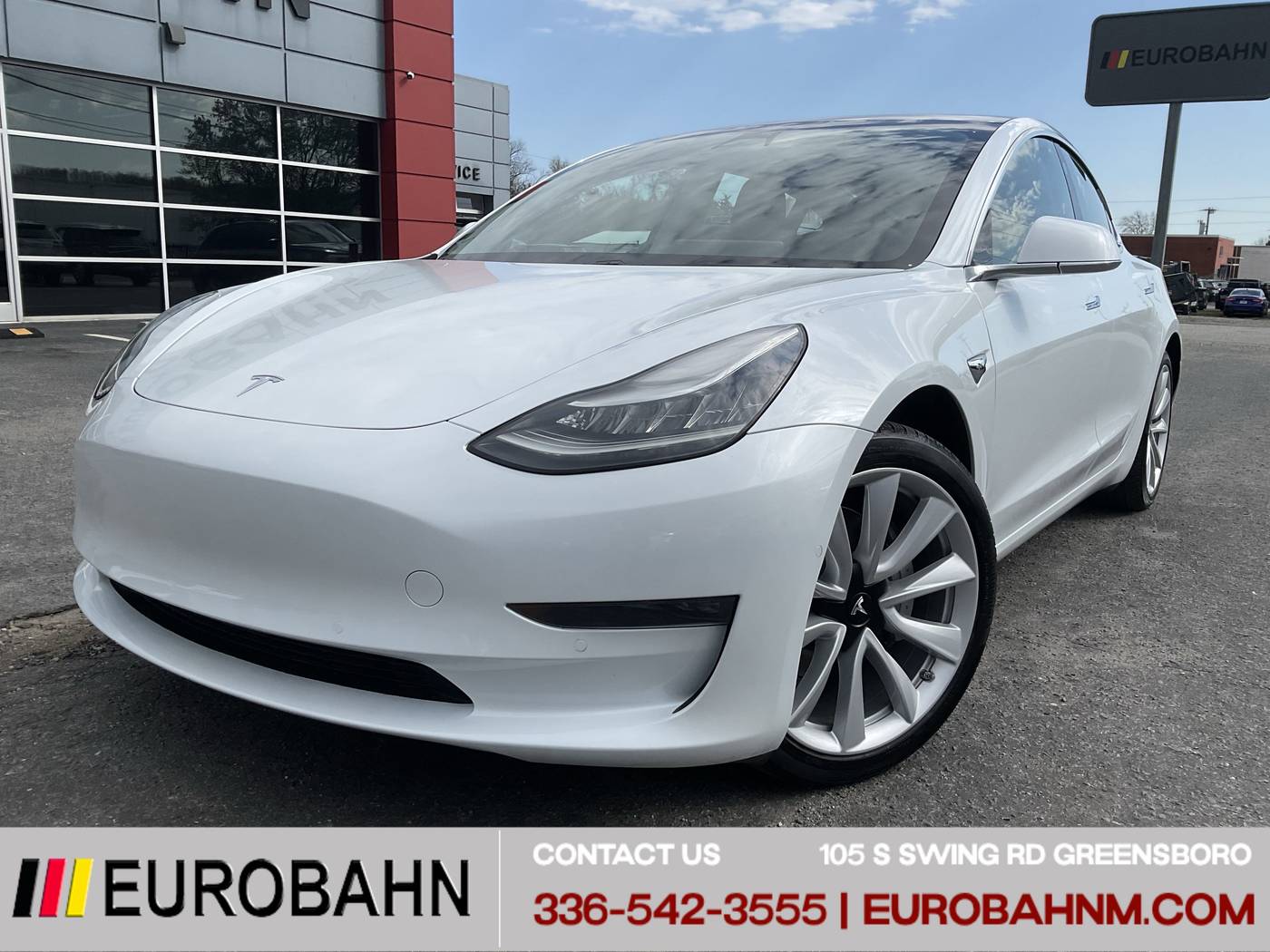 2018 Tesla Model 3 Mid Range — Sedan — 63,215 mi — Greensboro, NC
