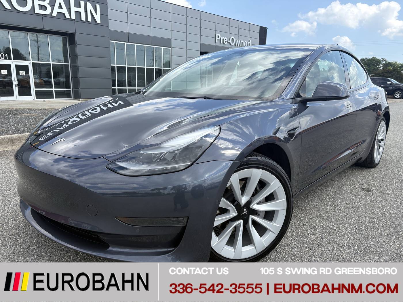 2022 Tesla Model 3 Standard Range Plus — Sedan — 50,980 mi — Greensboro, NC