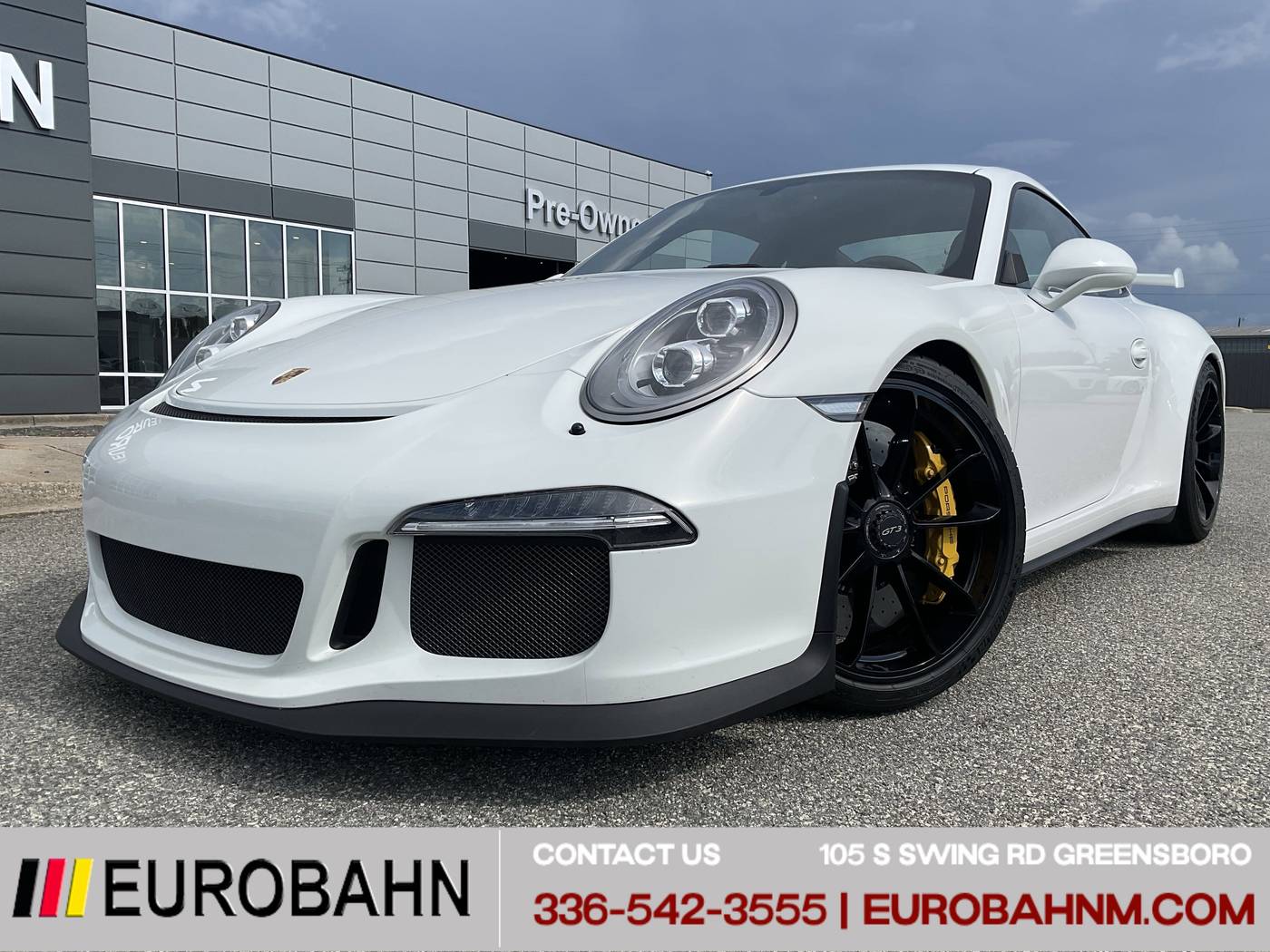 2015 Porsche 911 GT3 — Coupe — 51,606 mi — Greensboro, NC