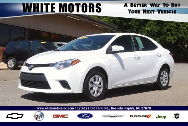 2016 Toyota Corolla L — Sedan — 179,496 mi — Roanoke Rapids, NC