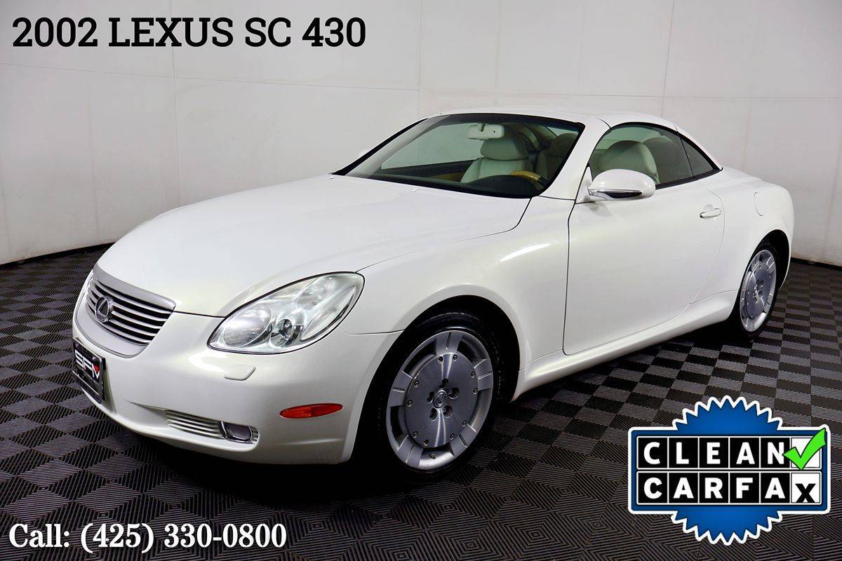 2002 Lexus SC SC 430 — Convertible — 84,100 mi — Lynnwood, WA