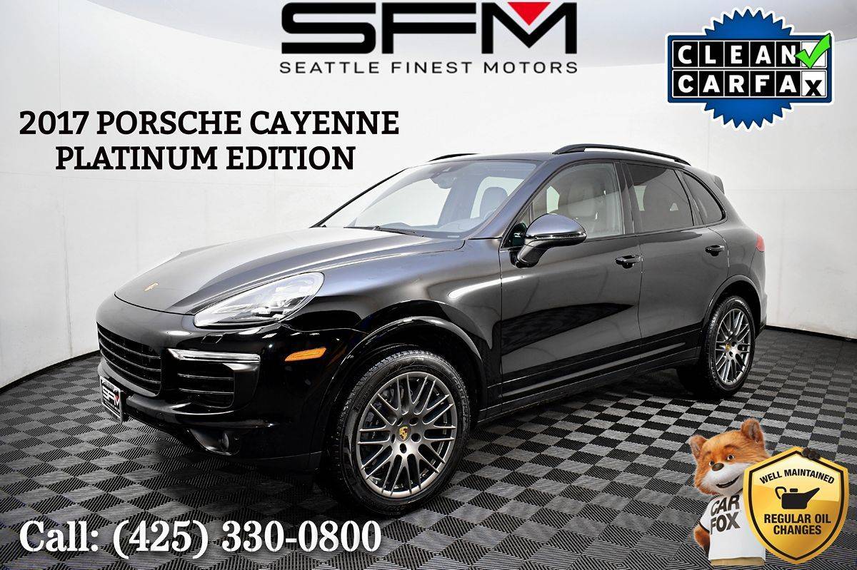 2017 Porsche Cayenne Platinum Ed. — SUV — 69,314 mi — Lynnwood, WA