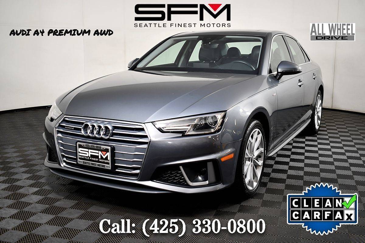 2019 Audi A4 Premium — Sedan — 71,098 mi — Lynnwood, WA