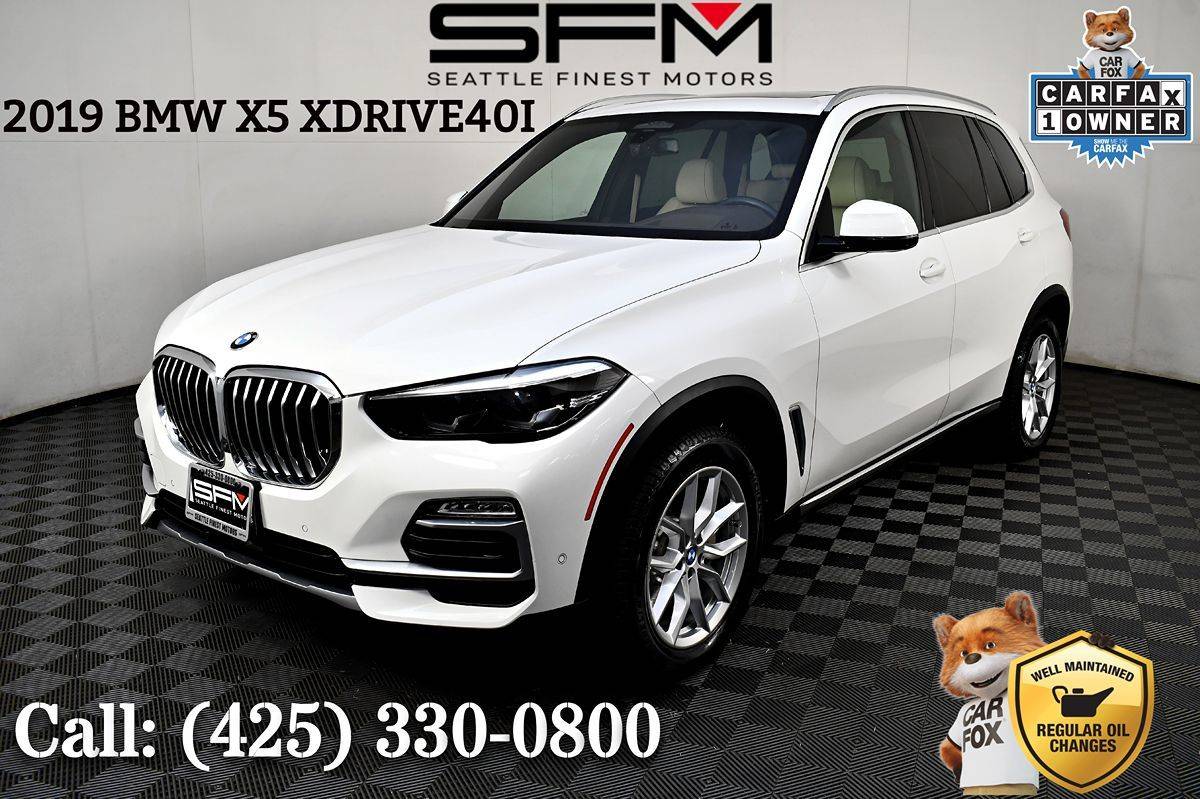 2019 BMW X5 40i — SUV — 39,725 mi — Lynnwood, WA