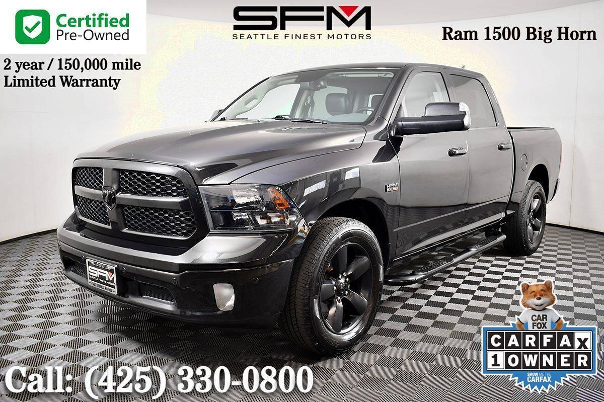2018 Ram 1500 Big Horn — Pickup Truck — 70,932 mi — Lynnwood, WA