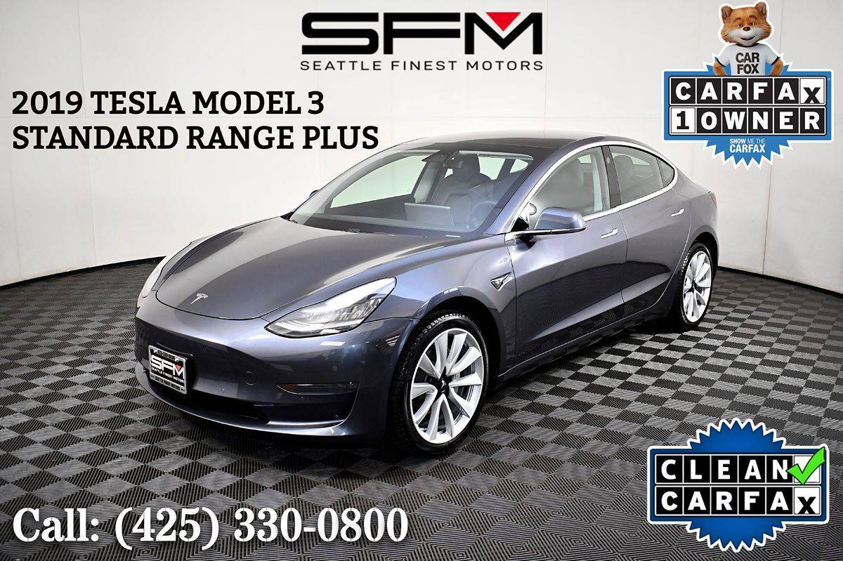 2019 Tesla Model 3 Standard Range Plus — Sedan — 92,223 mi — Lynnwood, WA