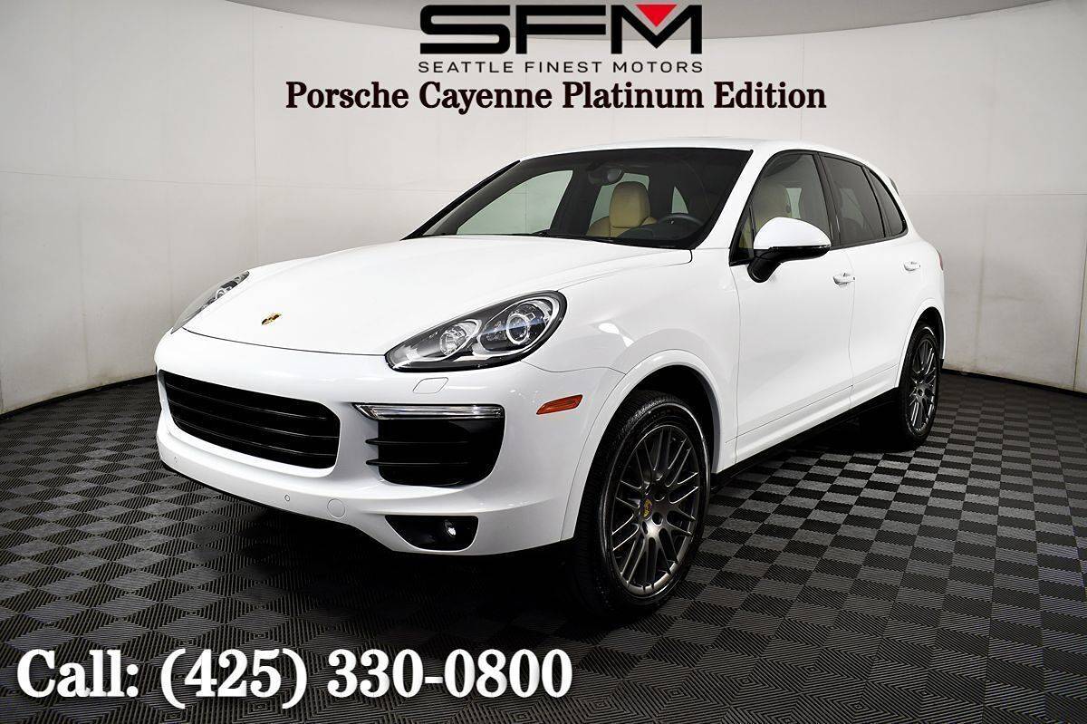 2017 Porsche Cayenne Platinum Ed. — SUV — 50,990 mi — Lynnwood, WA