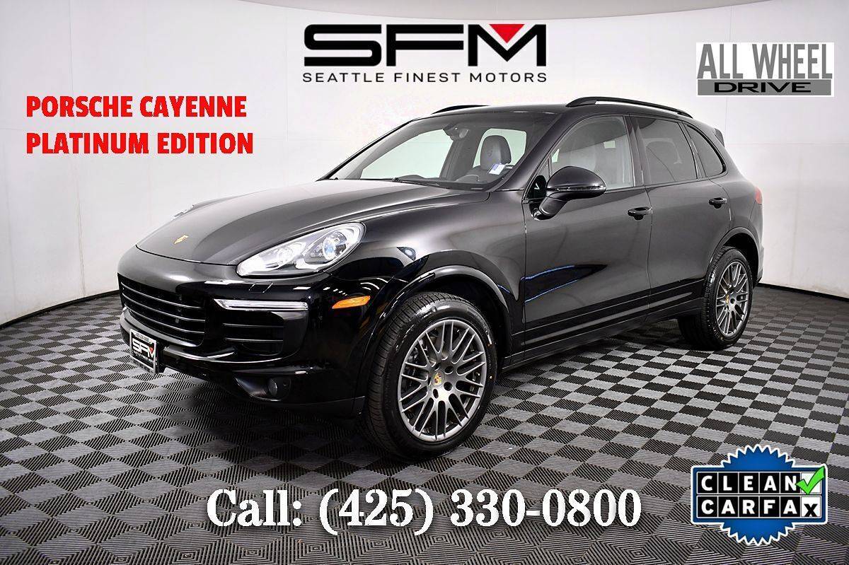 2017 Porsche Cayenne Platinum Ed. — SUV — 78,440 mi — Lynnwood, WA