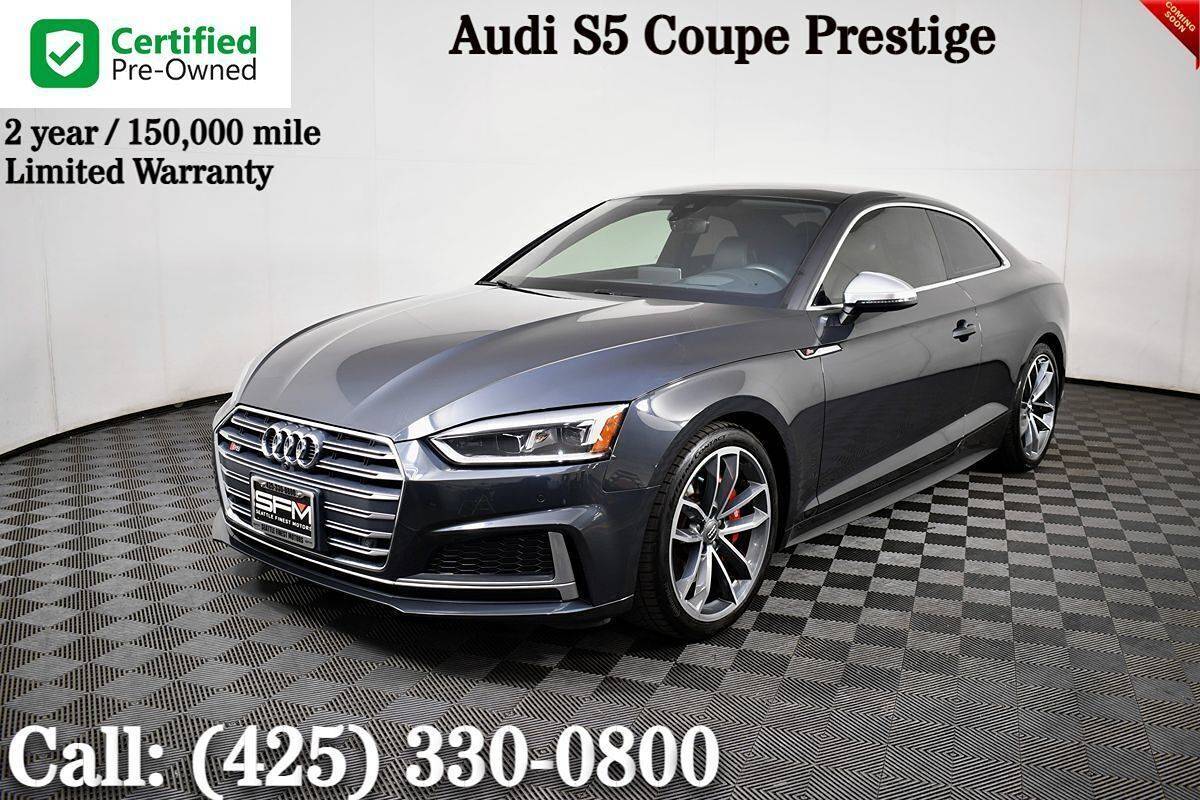 2018 Audi S5 Prestige — Coupe — 43,674 mi — Lynnwood, WA