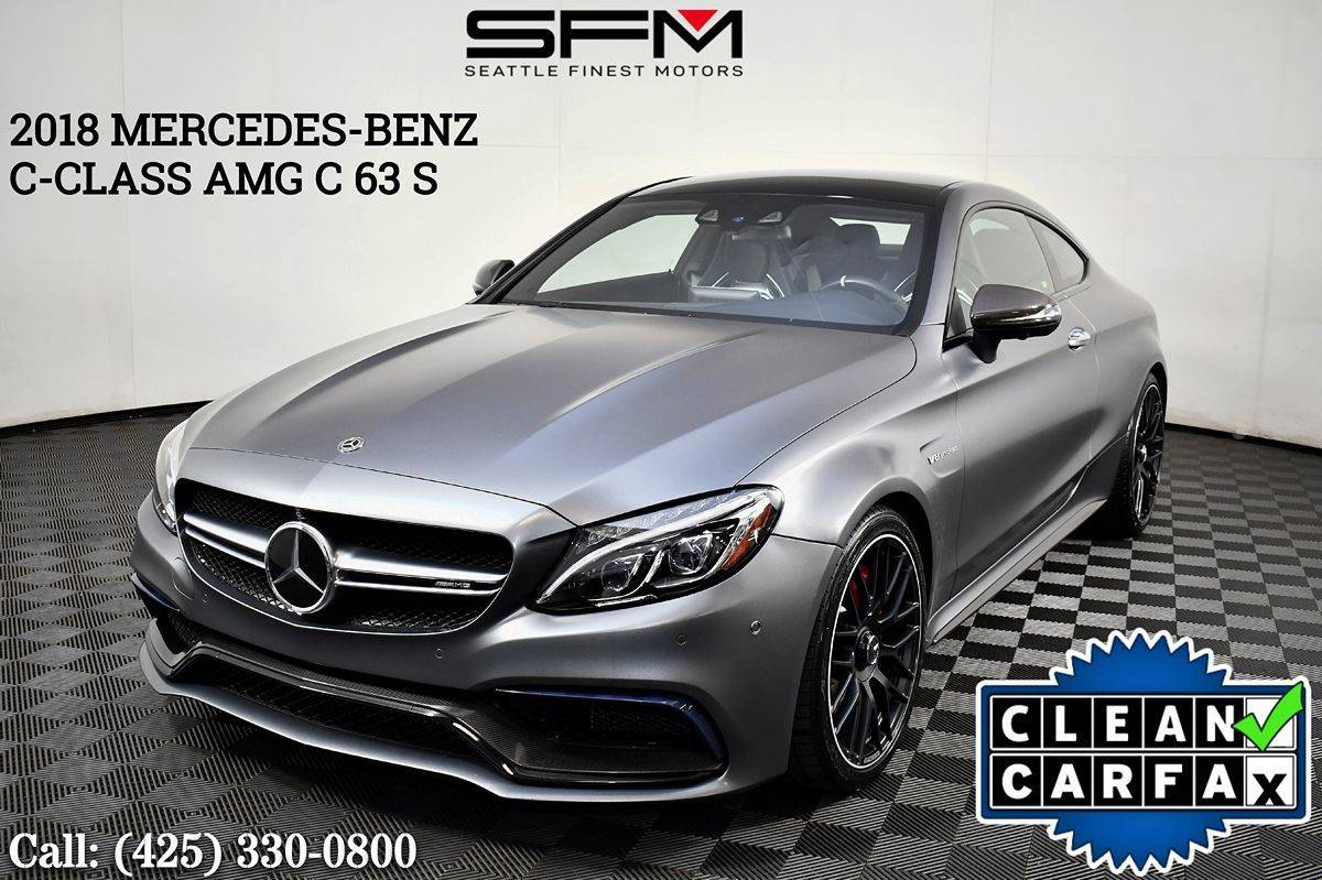 2018 Mercedes-Benz C-Class C 63 S AMG — Coupe — 30,241 mi — Lynnwood, WA