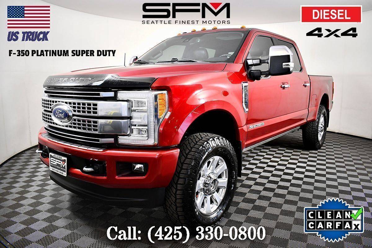 2018 Ford Super Duty F-350 Platinum — Pickup Truck — 112,011 mi — Lynnwood, WA