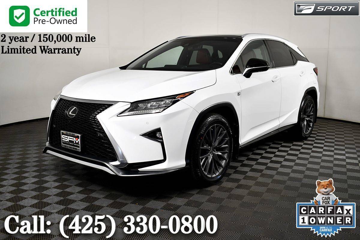 2016 Lexus RX RX 350 F Sport — SUV — 63,518 mi — Lynnwood, WA