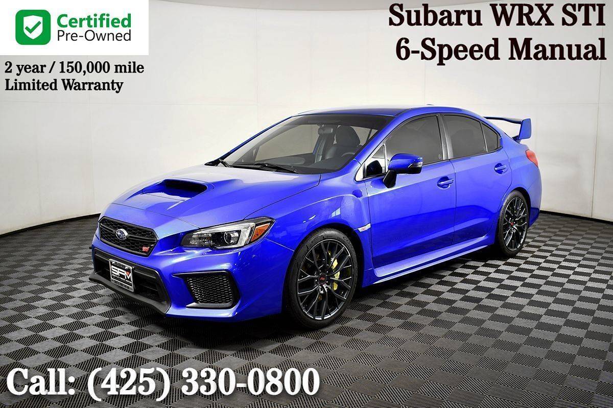 2019 Subaru WRX STI — Sedan — 72,558 mi — Lynnwood, WA
