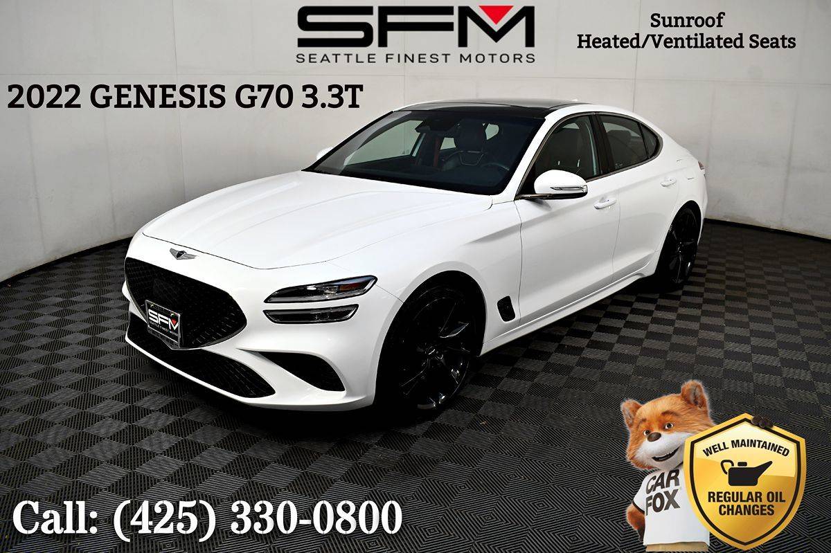 2022 Genesis G70 3.3T — Sedan — 37,525 mi — Lynnwood, WA