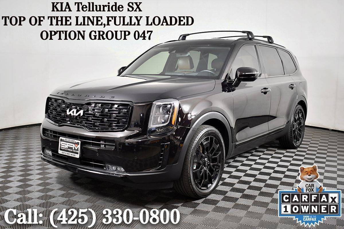 2022 Kia Telluride SX — SUV — 53,186 mi — Lynnwood, WA