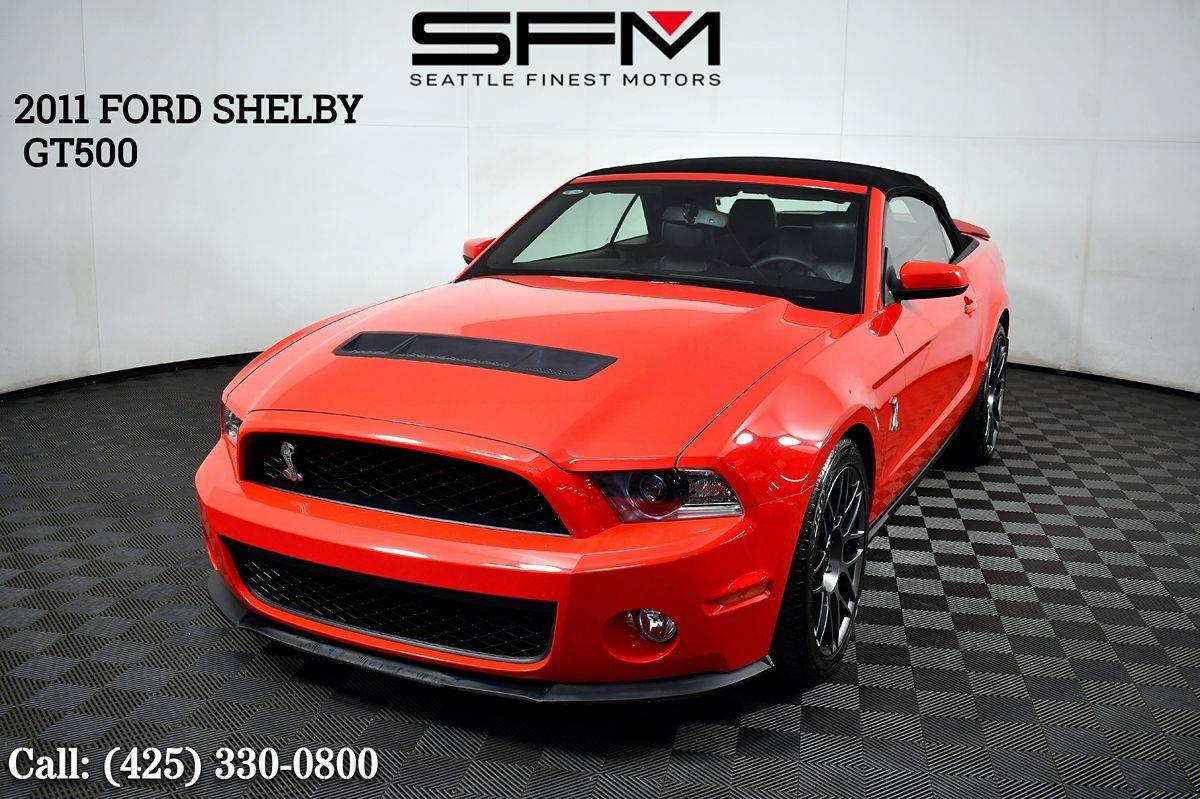 2011 Ford Mustang GT500 — Convertible — 28,776 mi — Lynnwood, WA