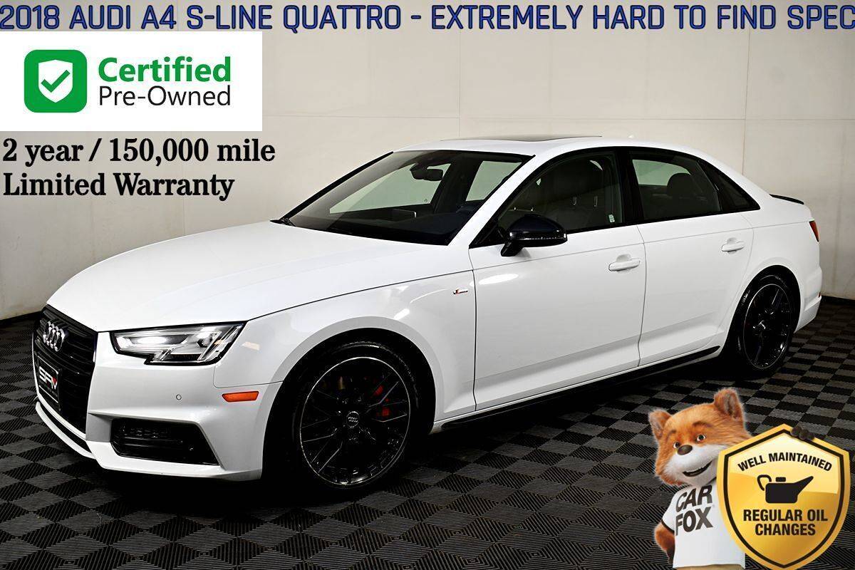 2018 Audi A4 Premium Plus — Sedan — 88,255 mi — Lynnwood, WA