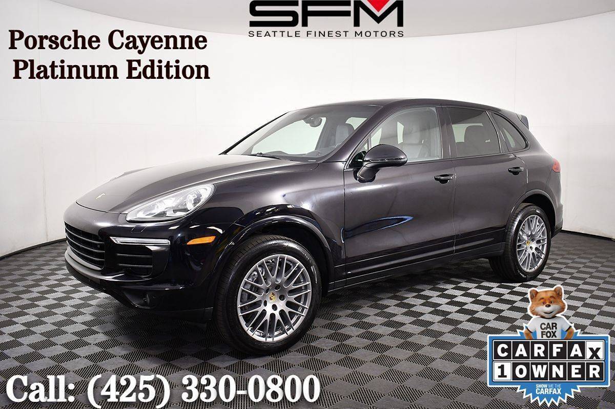 2018 Porsche Cayenne Platinum Ed. — SUV — 76,706 mi — Lynnwood, WA