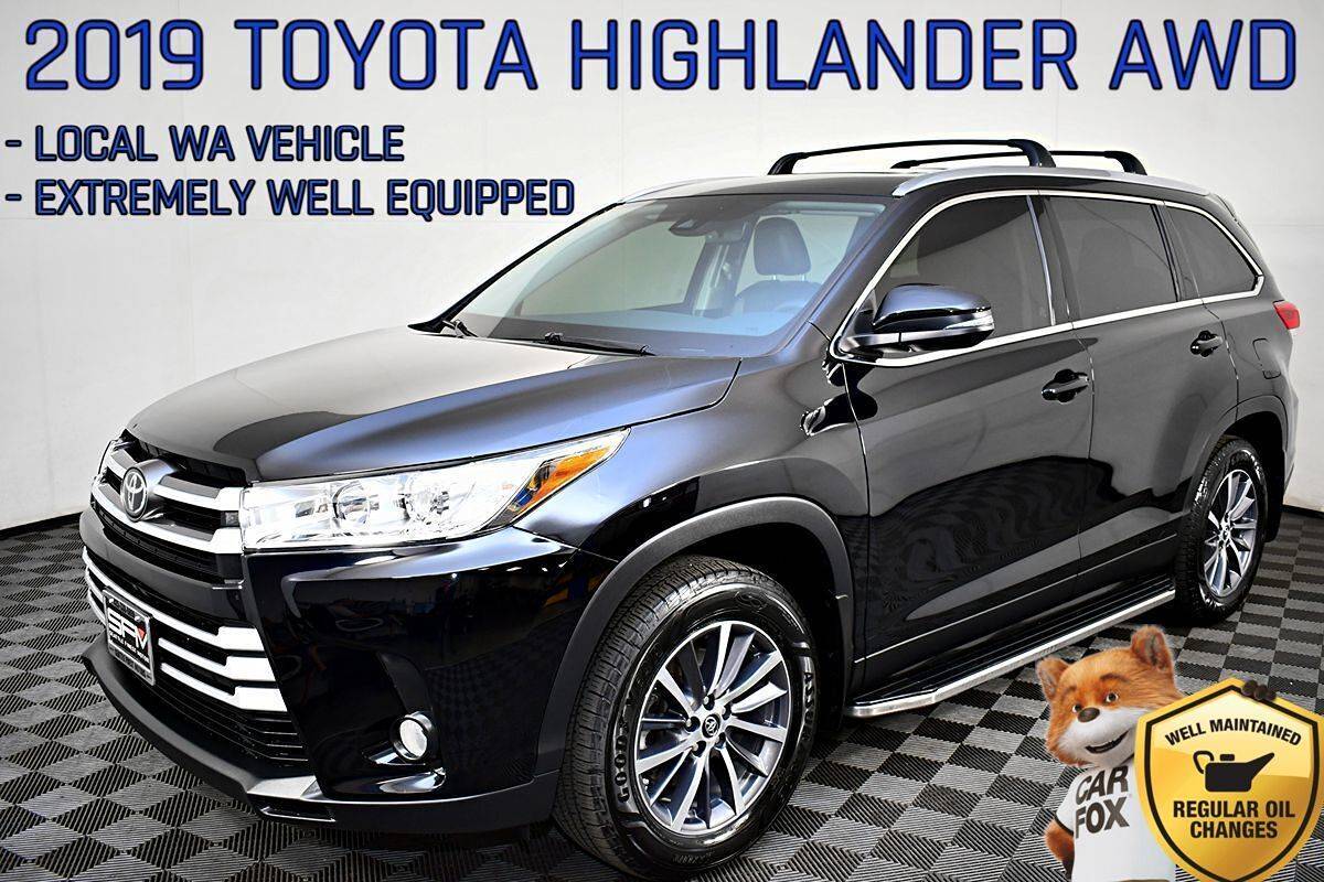 2019 Toyota Highlander XLE — SUV — 50,255 mi — Lynnwood, WA