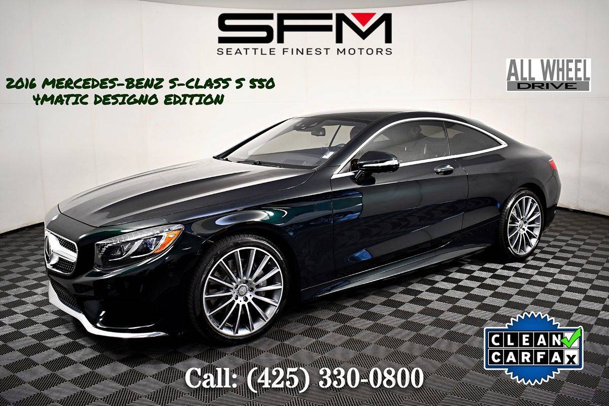 2016 Mercedes-Benz S-Class S 550 — Coupe — 60,855 mi — Lynnwood, WA
