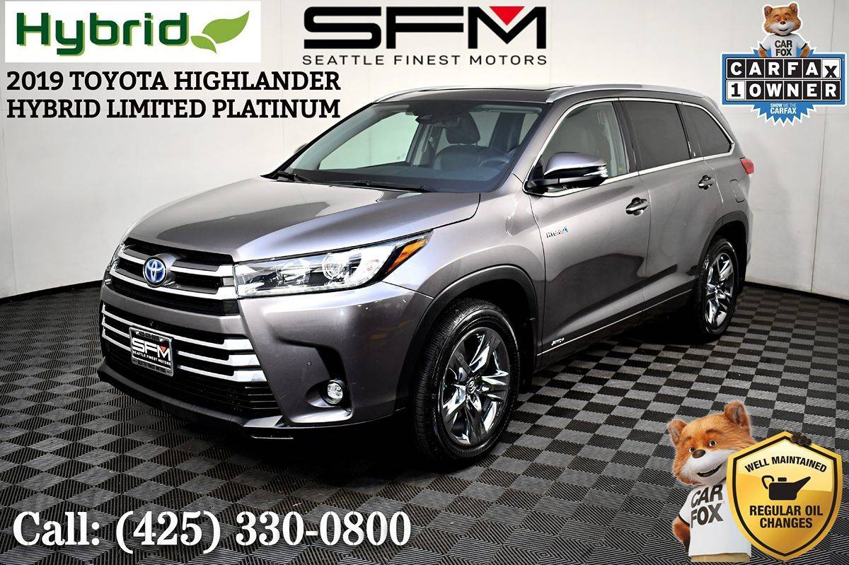 2019 Toyota Highlander Hybrid Limited Platinum — SUV — 44,922 mi — Lynnwood, WA