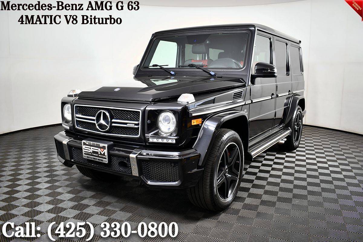 2017 Mercedes-Benz G-Class G 63 AMG — SUV — 34,707 mi — Lynnwood, WA